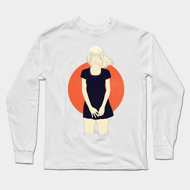 Meditation Long Sleeve T-Shirt by saitmy